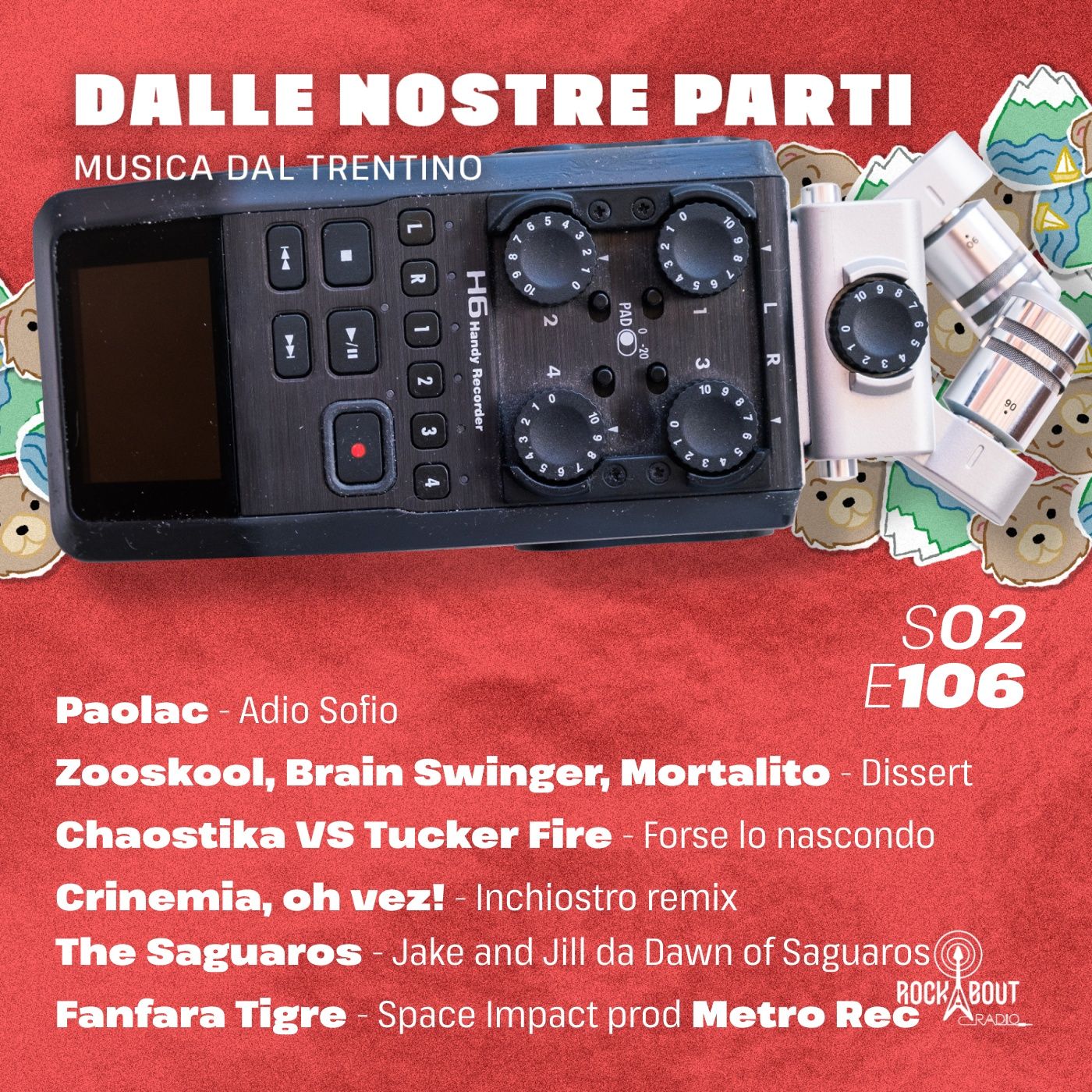 S02E106 - Paolac, Zooskool, Chaostika vs Tucker Fire, Crinemia, The Saguaros e Fanfara Tigre episode artwork