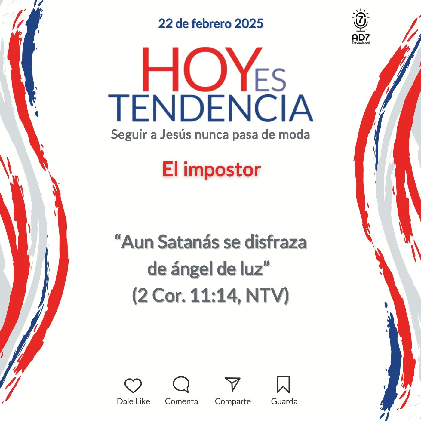 El impostor ~ Devocional de Jóvenes ~ 22 de febrero 2025 ~ AD7Devocional episode artwork