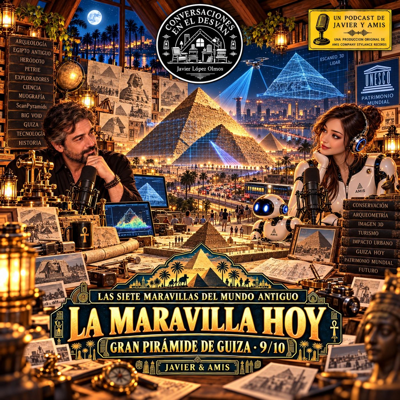 Las siete maravillas del mundo antiguo - Gran Pirámide de Guiza - La maravilla hoy 9/10 episode artwork