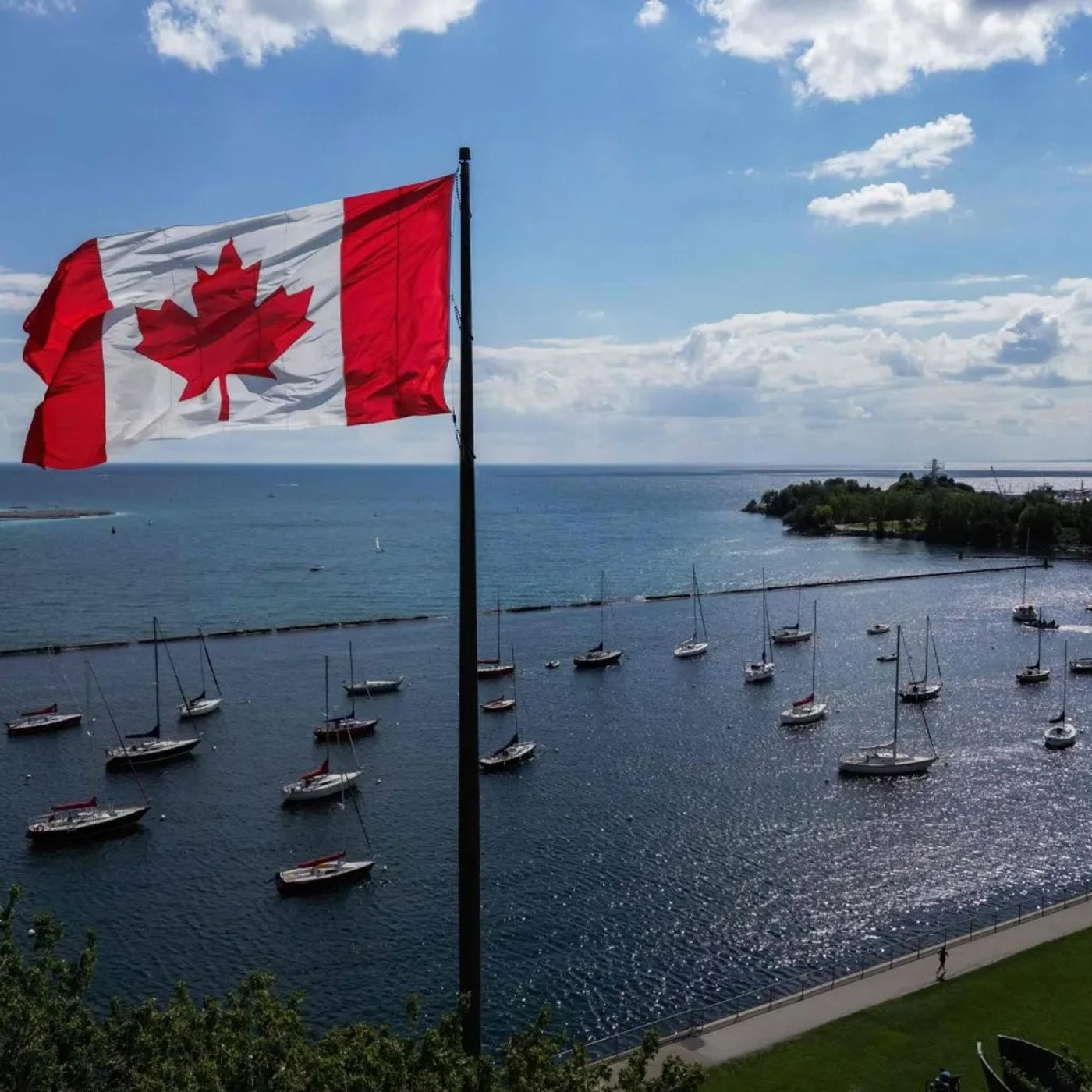 Trump renames Lake Ontario to 'Lake America' episode artwork