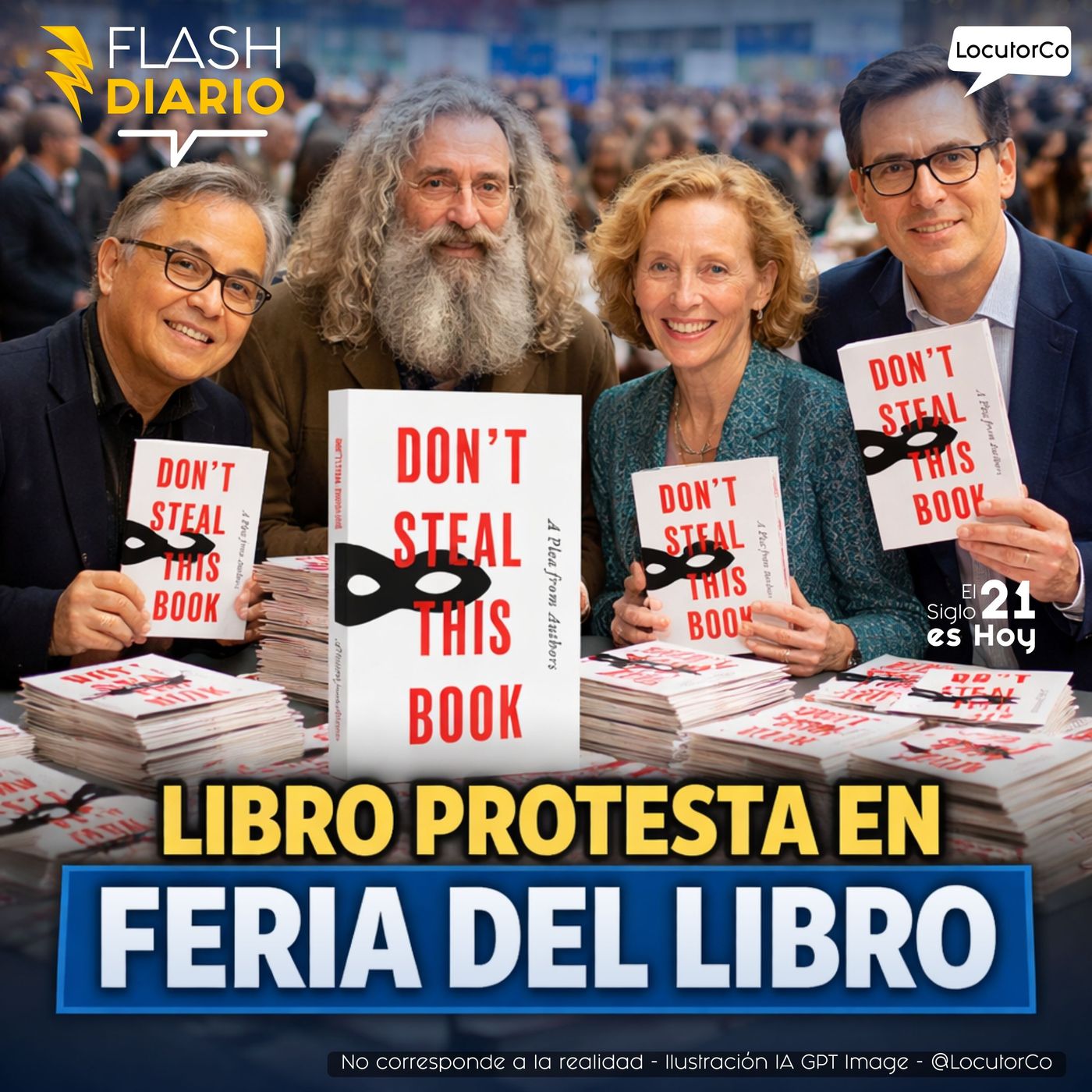 10.000 escritores publican un libro sin texto
