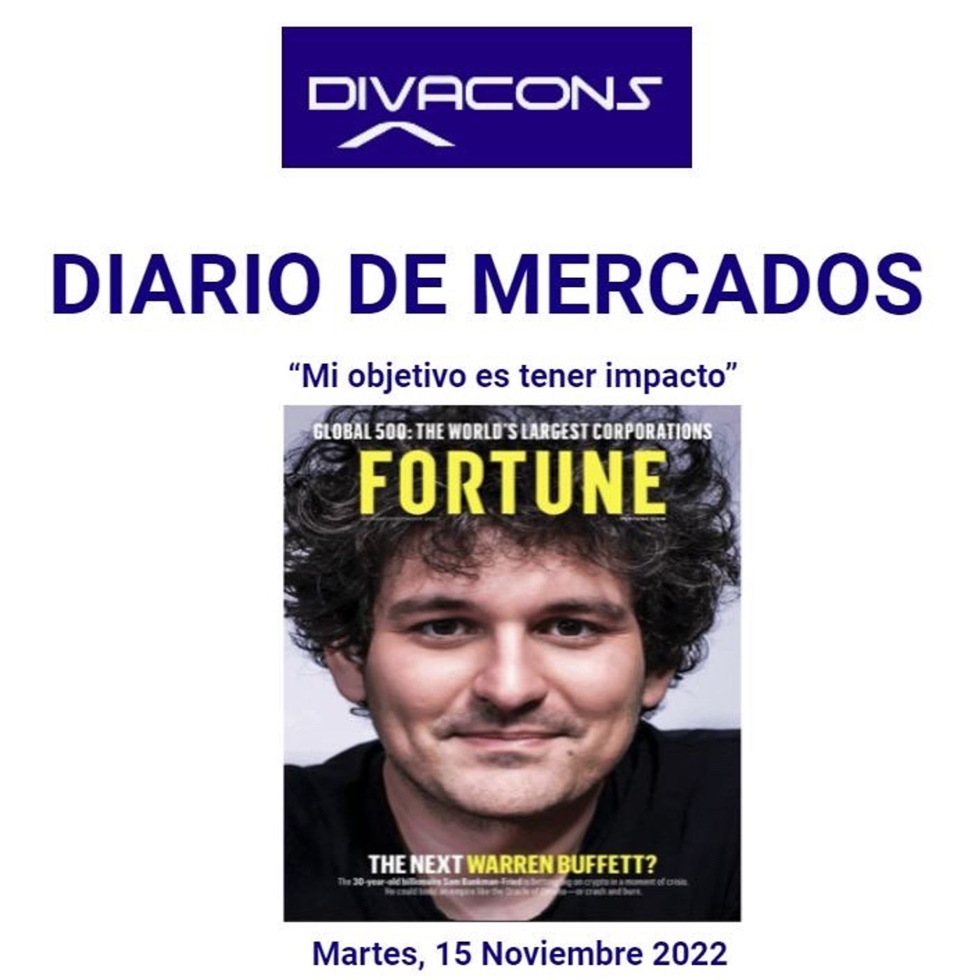 PODCAST DIARIO DE MERCADOS Martes 15 Nov episode artwork