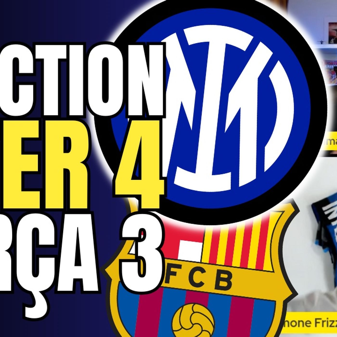 INTER-BARCELLONA 4-3: cronaca e highlights, Lorenzo e Simone emozionati in Live Reaction
