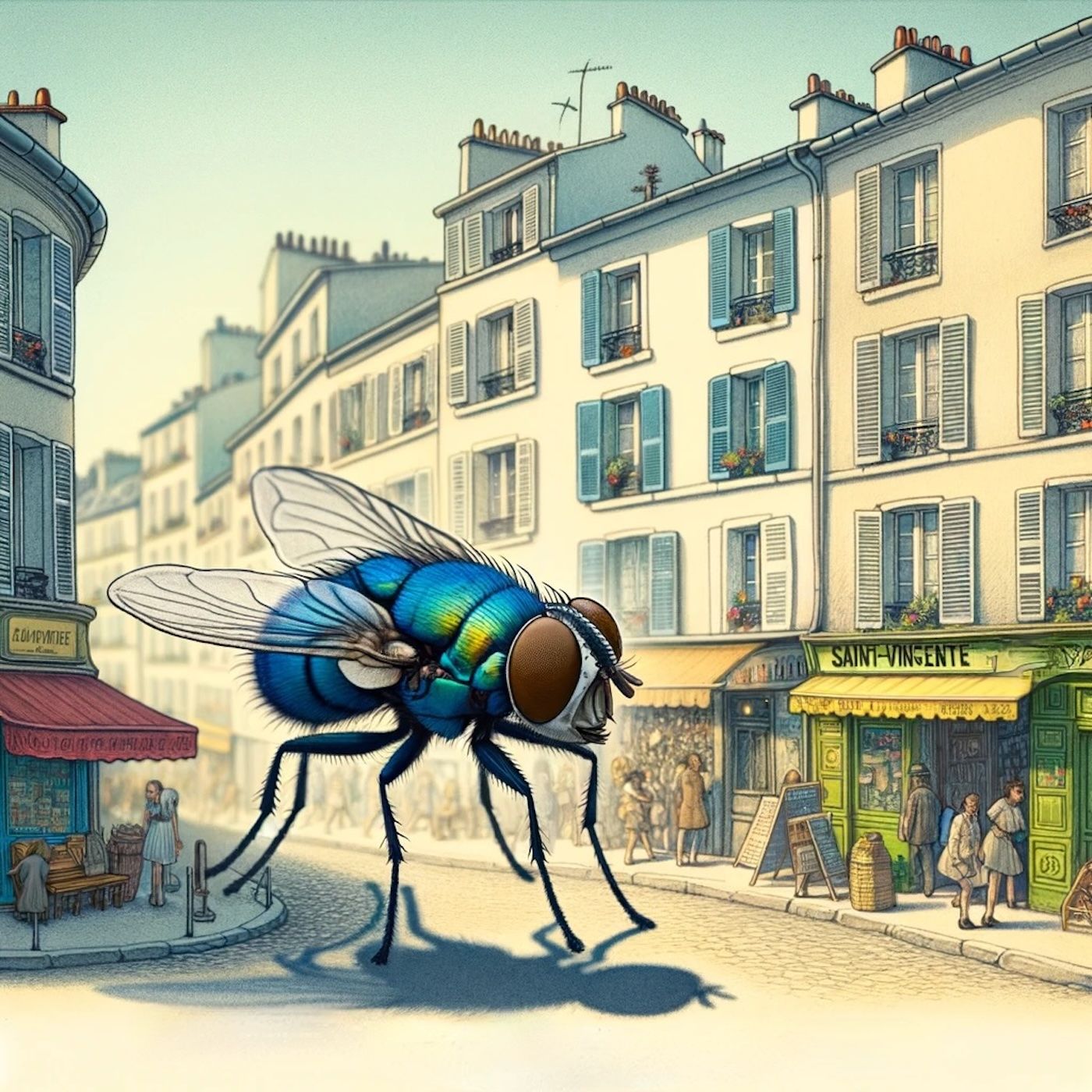 "On September 3, 1973, 6-28pm and 32 seconds, a blue fly of the Calliphorides species..." episode artwork