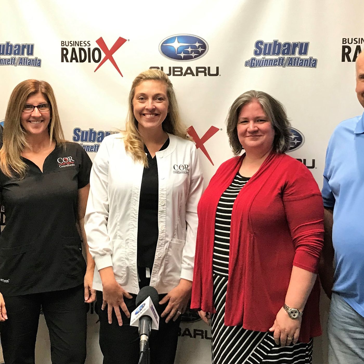 Bonnie Matthews & Nicole Denham with COR Consultants and Kim White with AMC Theatres episode artwork