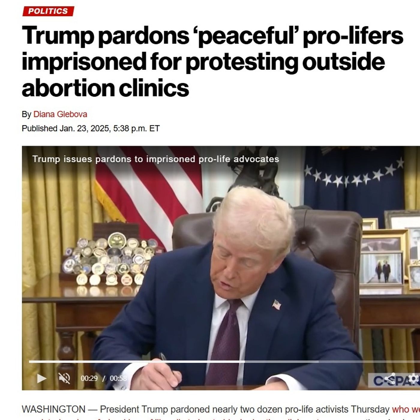 Quorum Radio: Rev. Jim Harden Talks Trump's Pardon of Pro Lifers