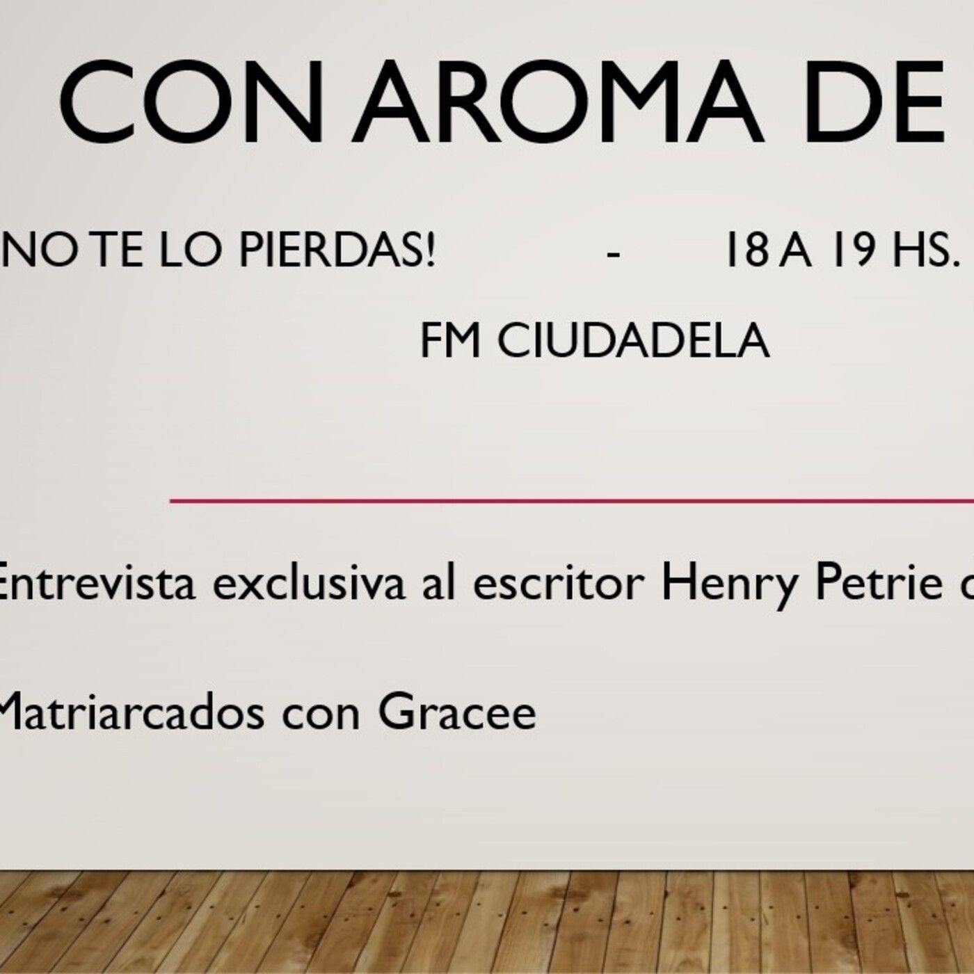 Con Aroma de Café