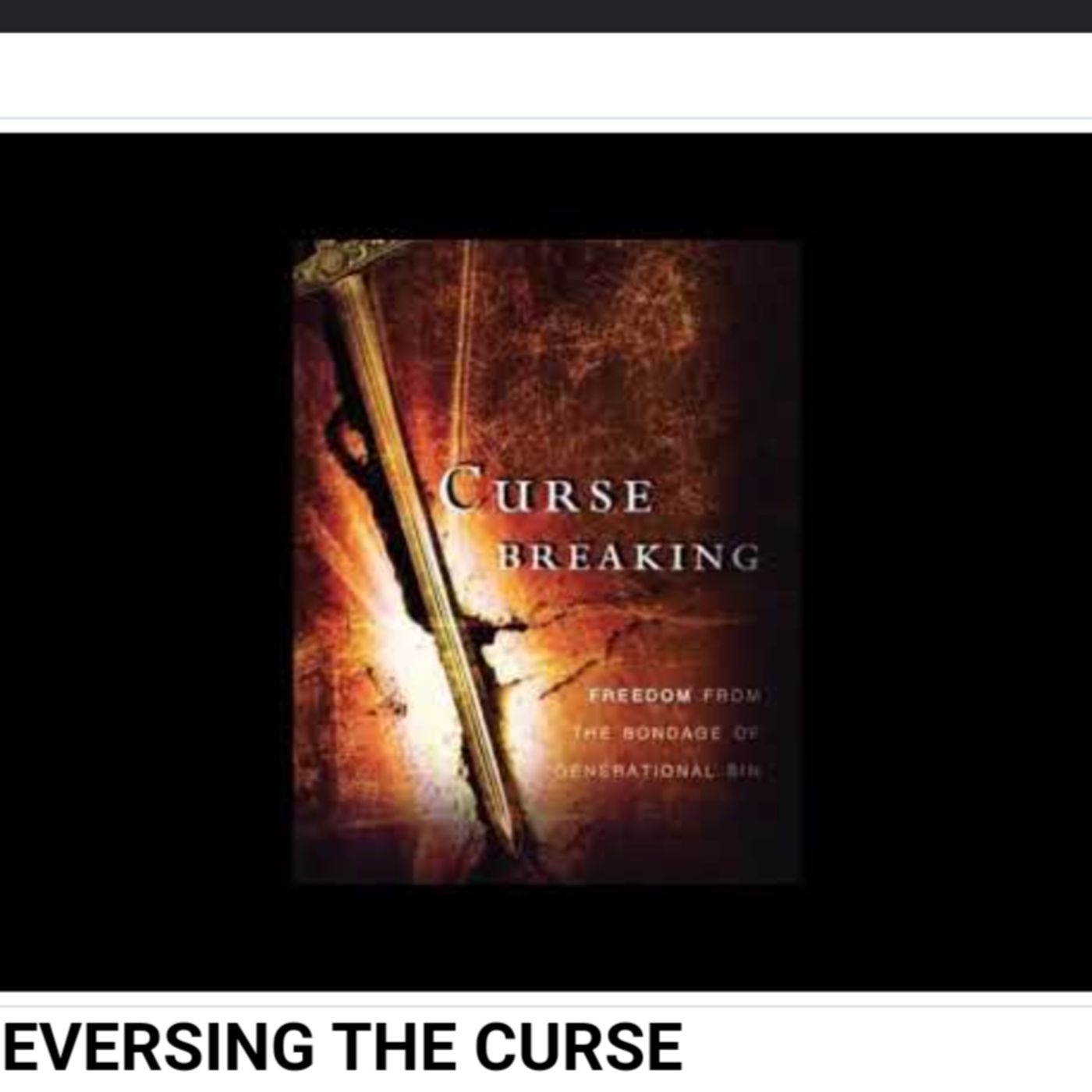 REVERSING THE CURSE episode artwork