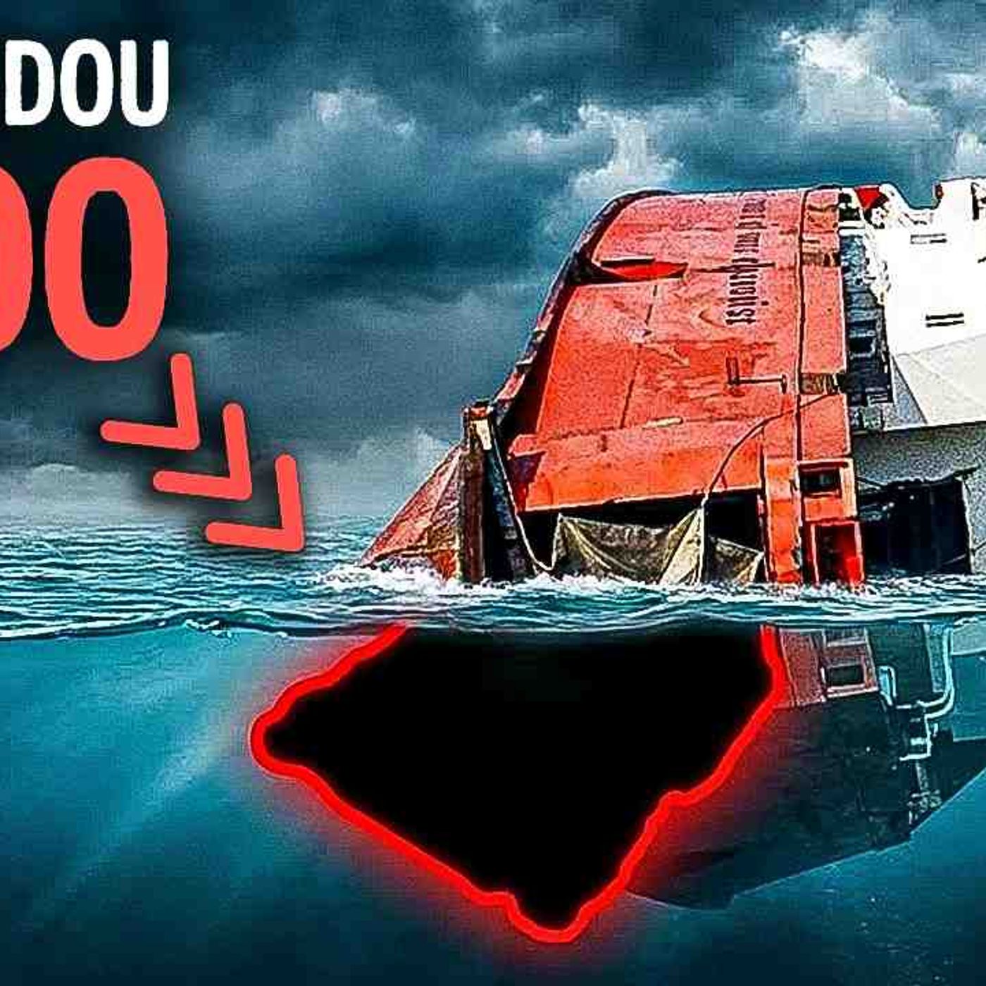 Afundou porque uma porta ficou aberta