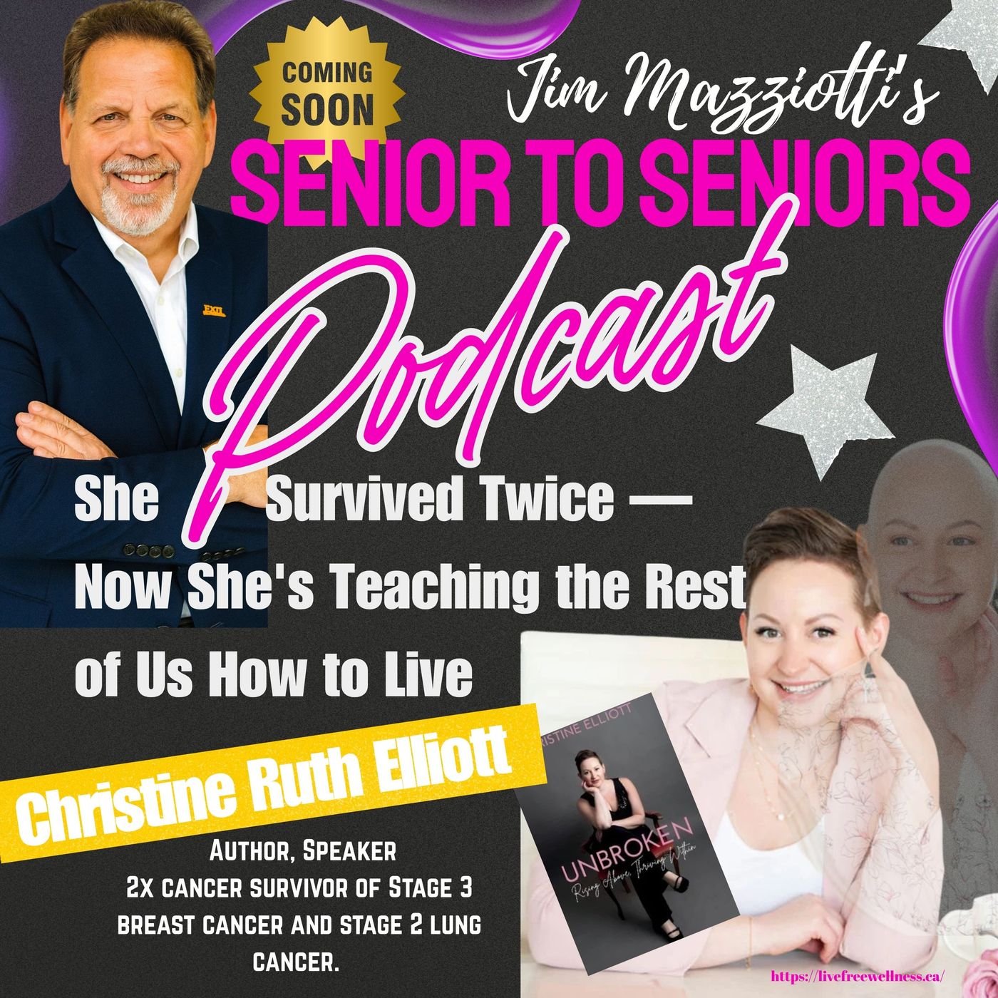 'She Survived Twice — Now She's Teaching the Rest of Us How to Live' with Christine Elliott