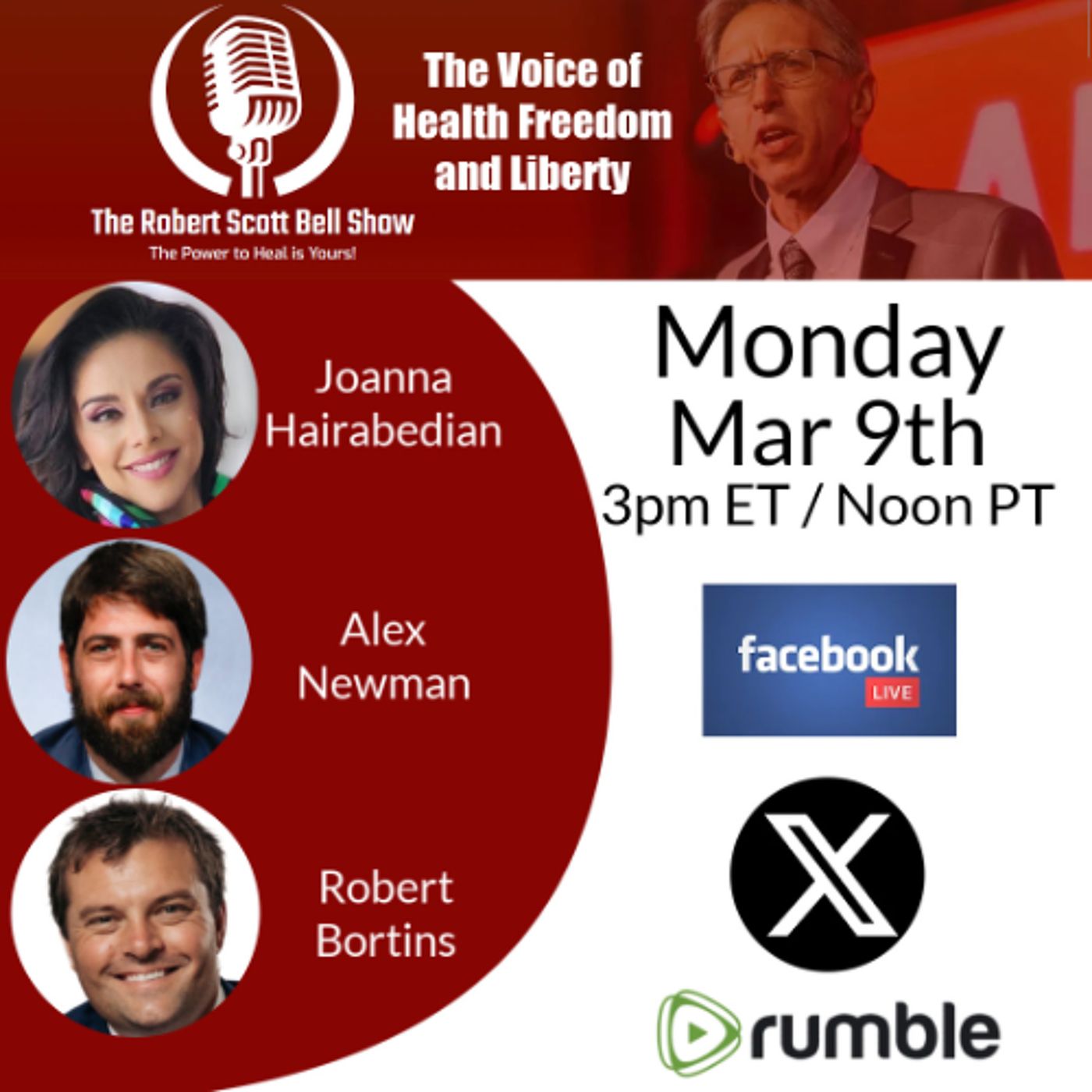 Tylenol Warning Working, Joanna Hairabedian, Solo to Soulmate, Alex Newman & Robert Bortins, Battle for American Education - The RSB Show 3- episode artwork