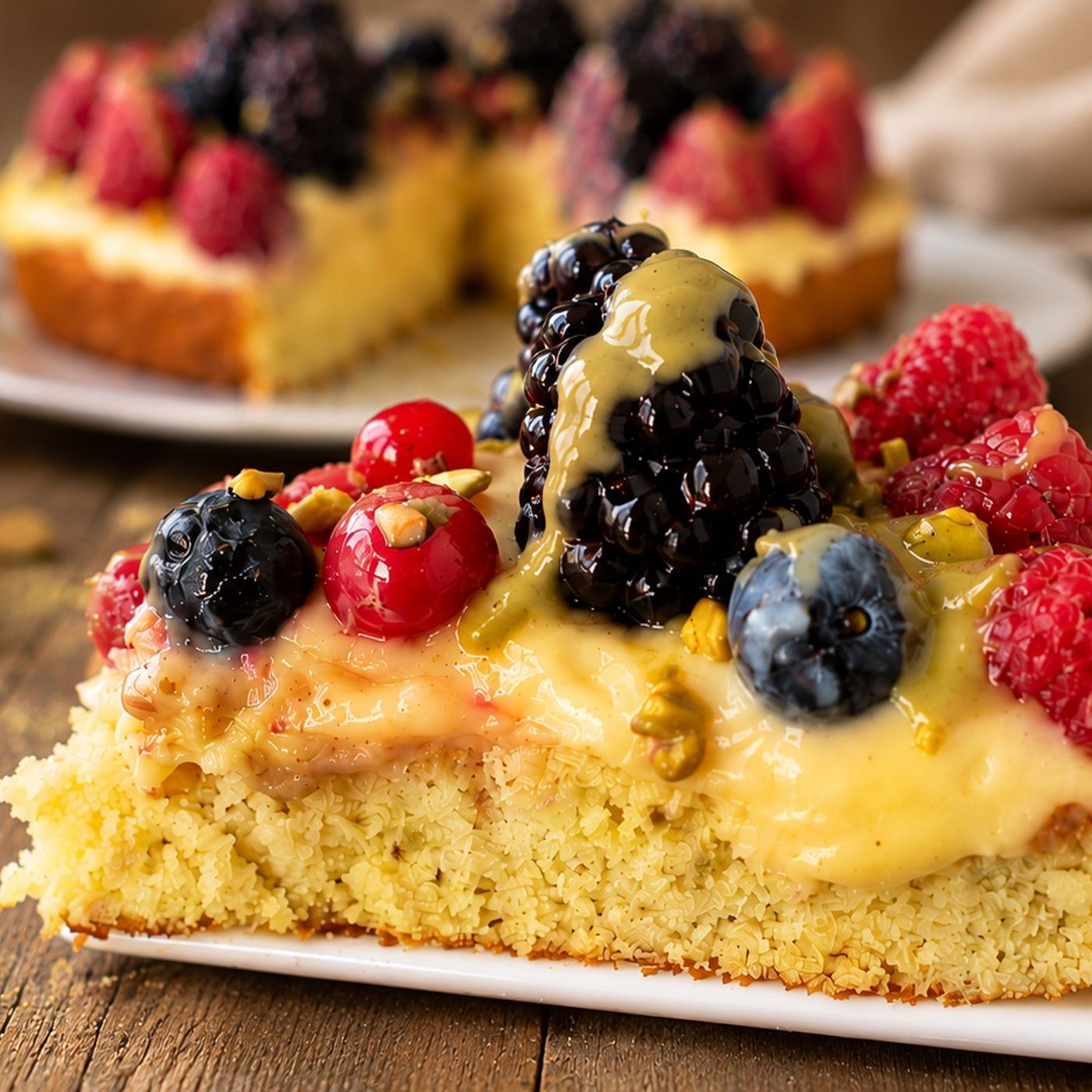TORTA CON CREMA PASTICCERA E FRUTTI DI BOSCO episode artwork