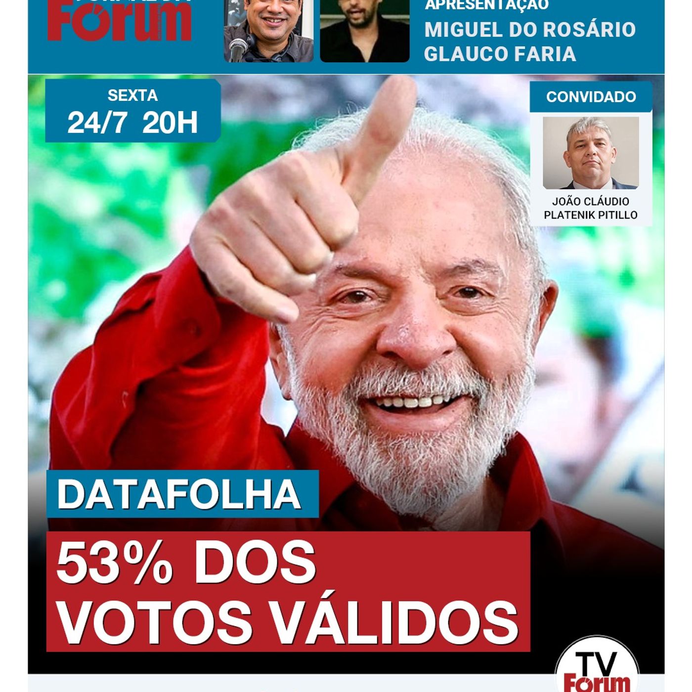 Lula venceria segundo turno com 8 milhões de votos a mais, diz Datafolha episode artwork