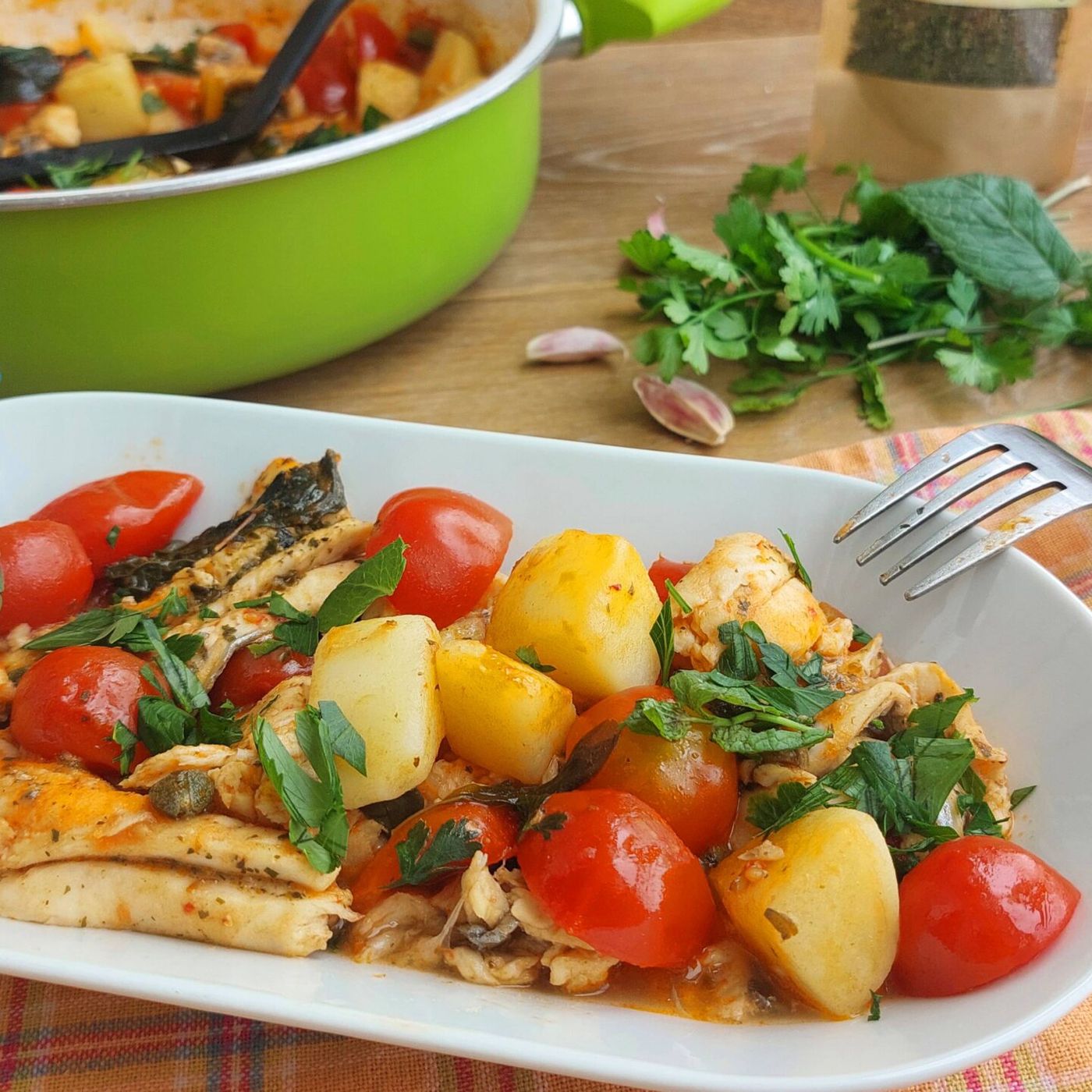 PESCE SPATOLA IN PADELLA CON POMODORINI ED ERBE AROMATICHE episode artwork