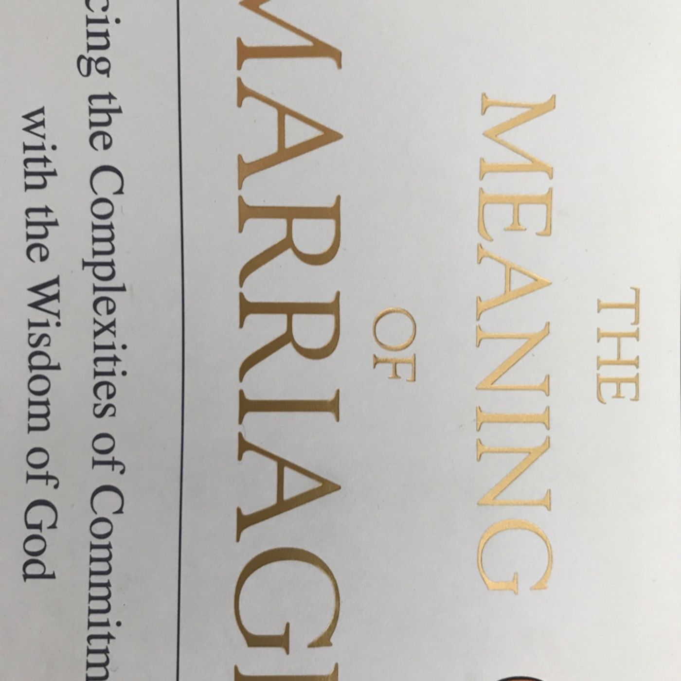 Brian Kirk's Meaning Of Marriage