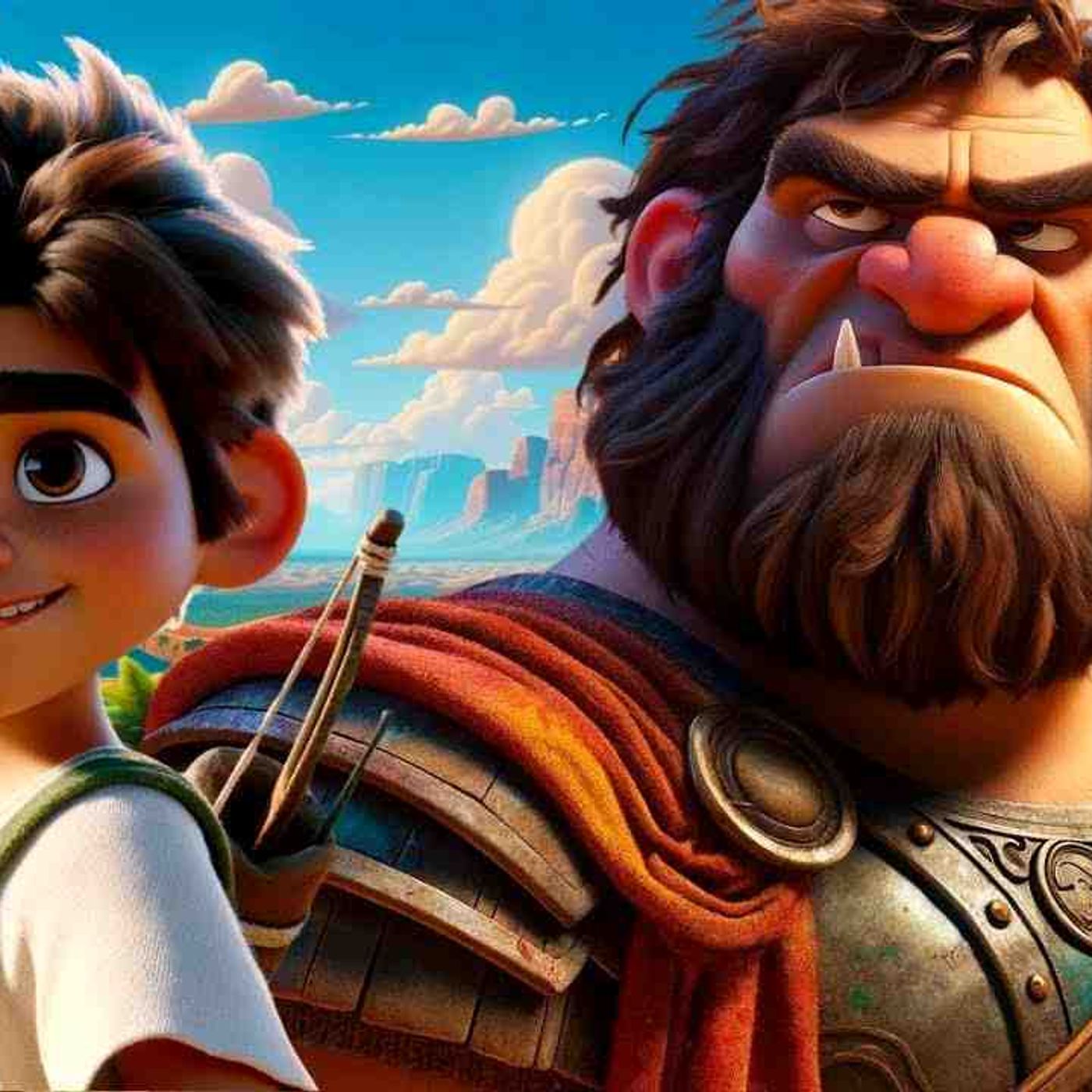 Story of David _ Goliath _ AI Animation episode artwork