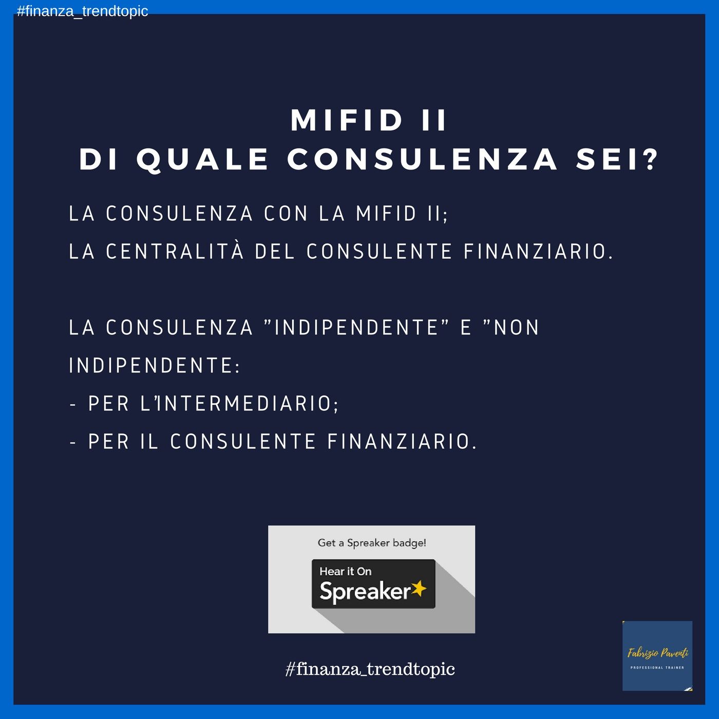 Fabrizio Paventi - Professional Trainer