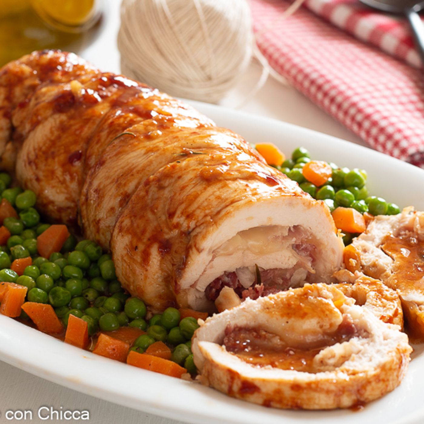 Rollè di pollo con speck
