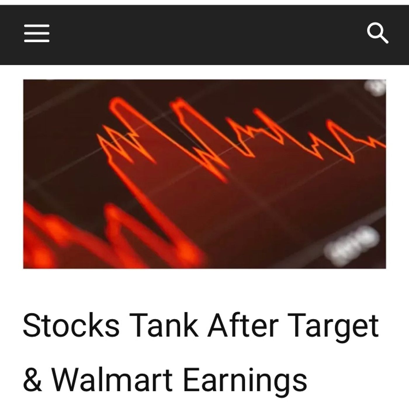Stocks Tank After Target & Walmart Earnings Plummet Because of Rising Fuel Costs, Inflation episode artwork