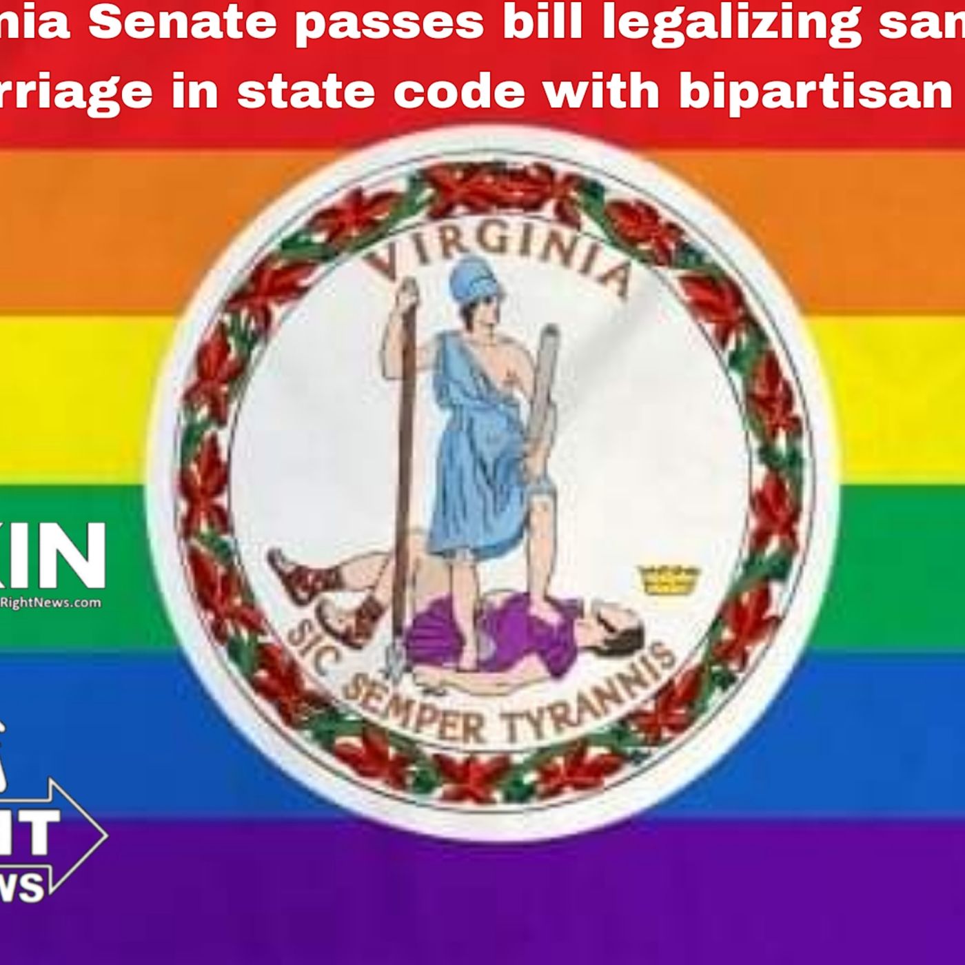 Virginia Senate passes bill legalizing same-sex marriage in state code with a bipartisan vote