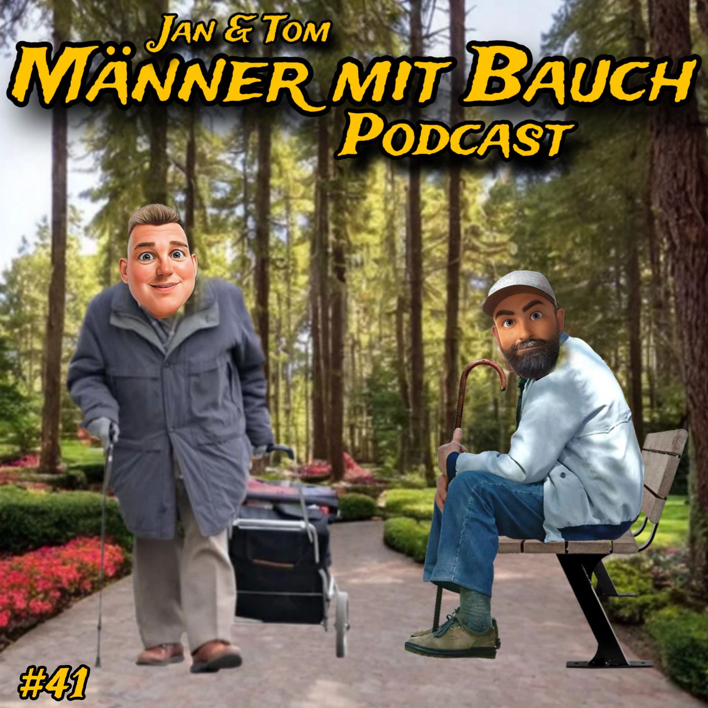 Männer mit Bauch