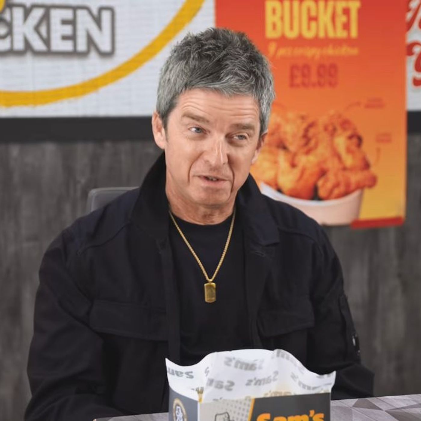 Noel Gallagher Guests on Chicken Shop Date