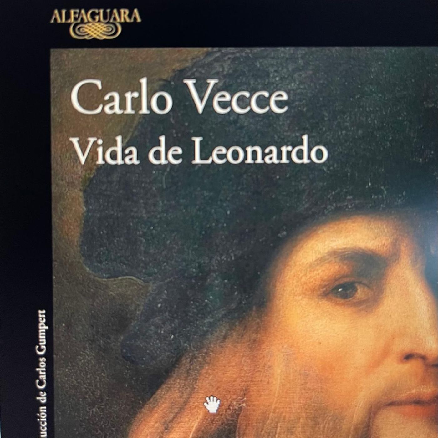 qué lee gardeazabal, Vida de Leonardo, de Carlo Vecce