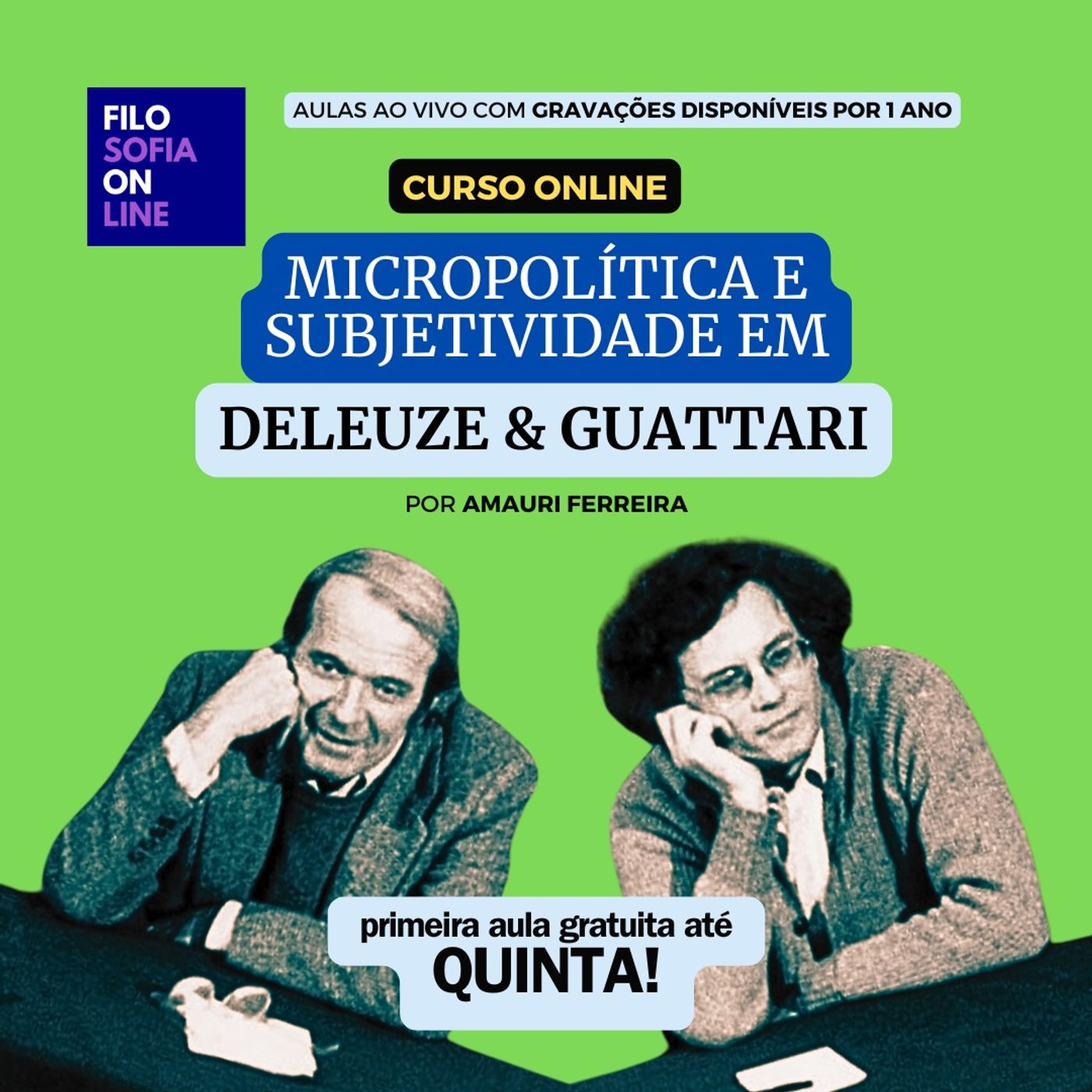 Curso online Deleuze & Guattari | inscrições abertas | áudio disponível até 26/03 Curso online Deleuze & Guattari | inscrições abertas | áudio disponível até 26/03