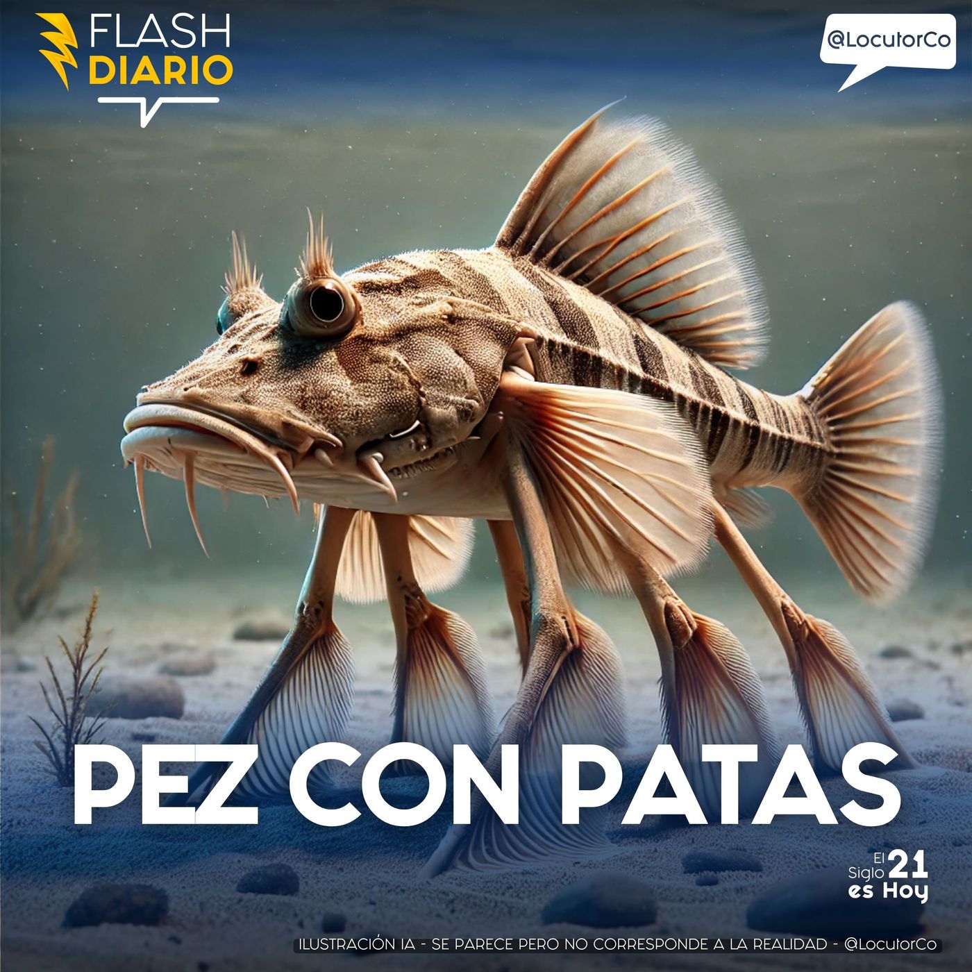 Sea robins- los peces que caminan y detectan su comida con las patas