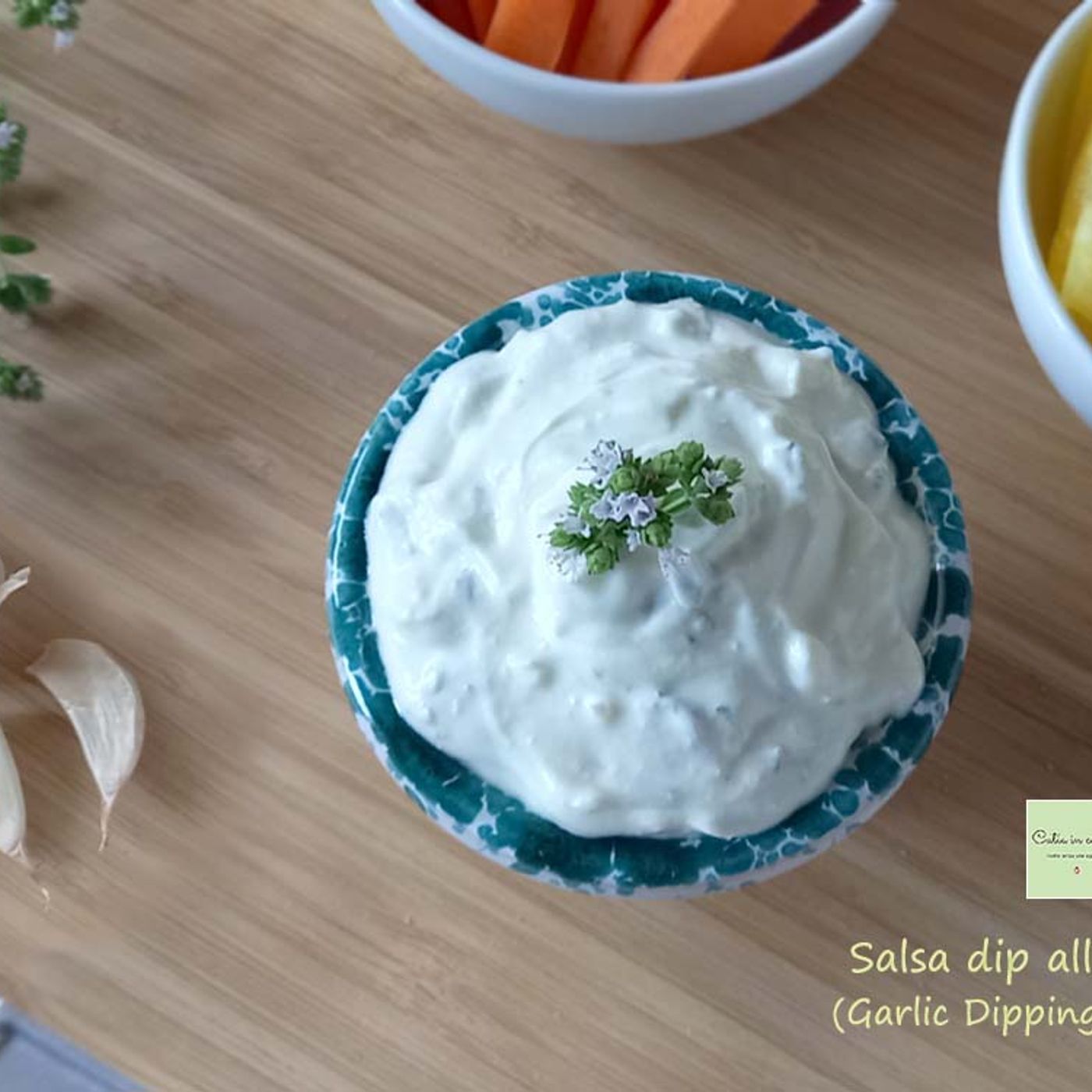 Salsa dip all'aglio (Garlic dipping sauce) episode artwork