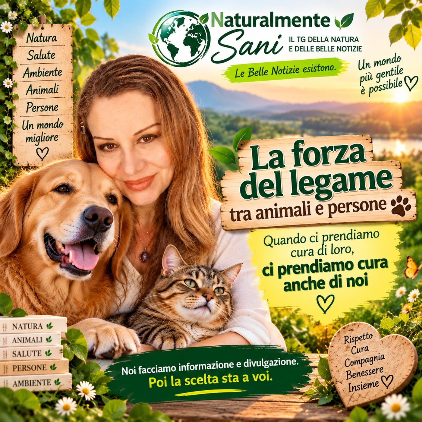 La forza del legame tra animali e persone. L'editoriale del TG della Natura episode artwork