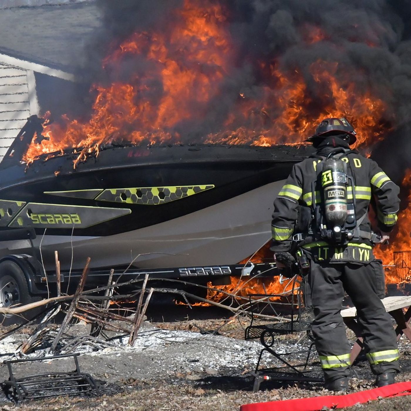 Boat, snowmobile, trailer burn near McHenry episode artwork
