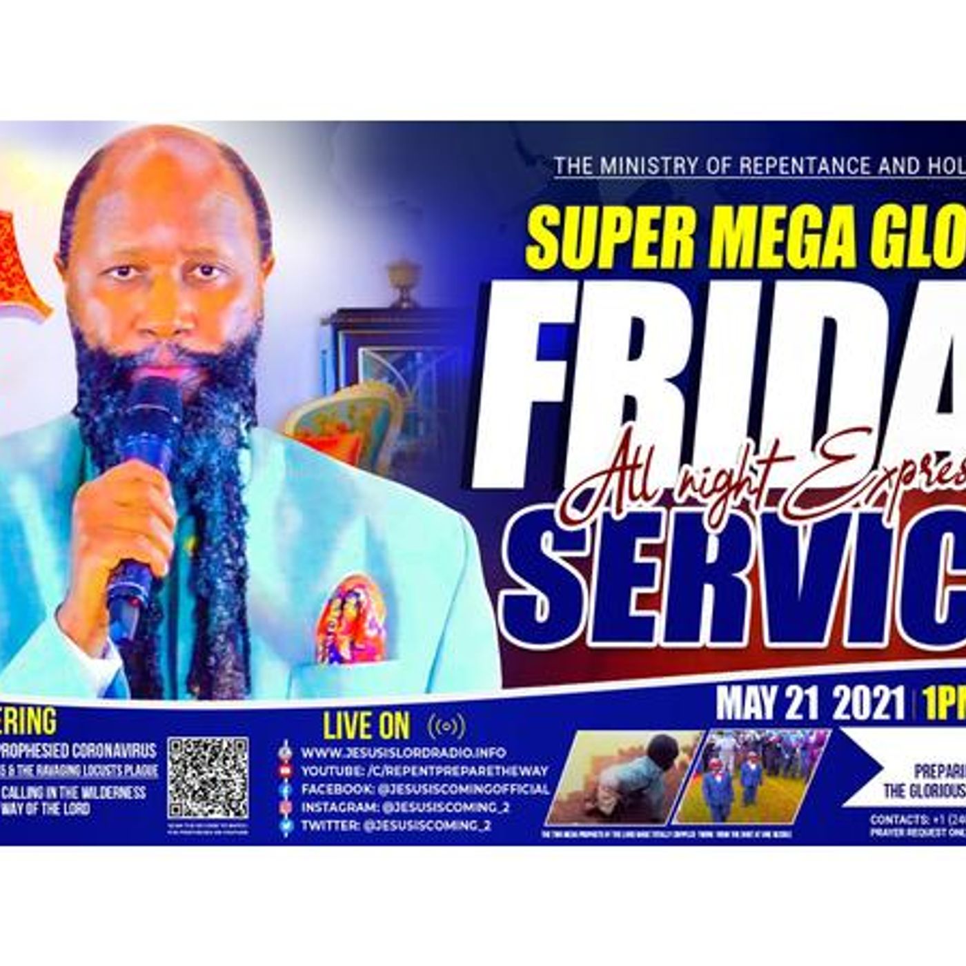 LIVE Global Friday Revival | May 21st, 2021, with THE TWO MEGA PROPHETS