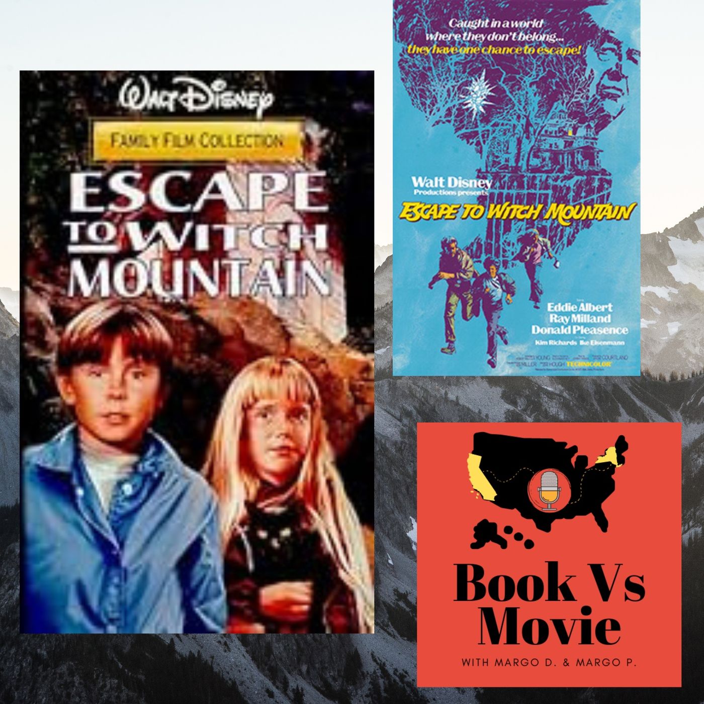 Escape to Witch Mountain (1975) Kim Richards, Ike Eisenmann, Ray Milland, Eddie Albert, & Alexander H. Key