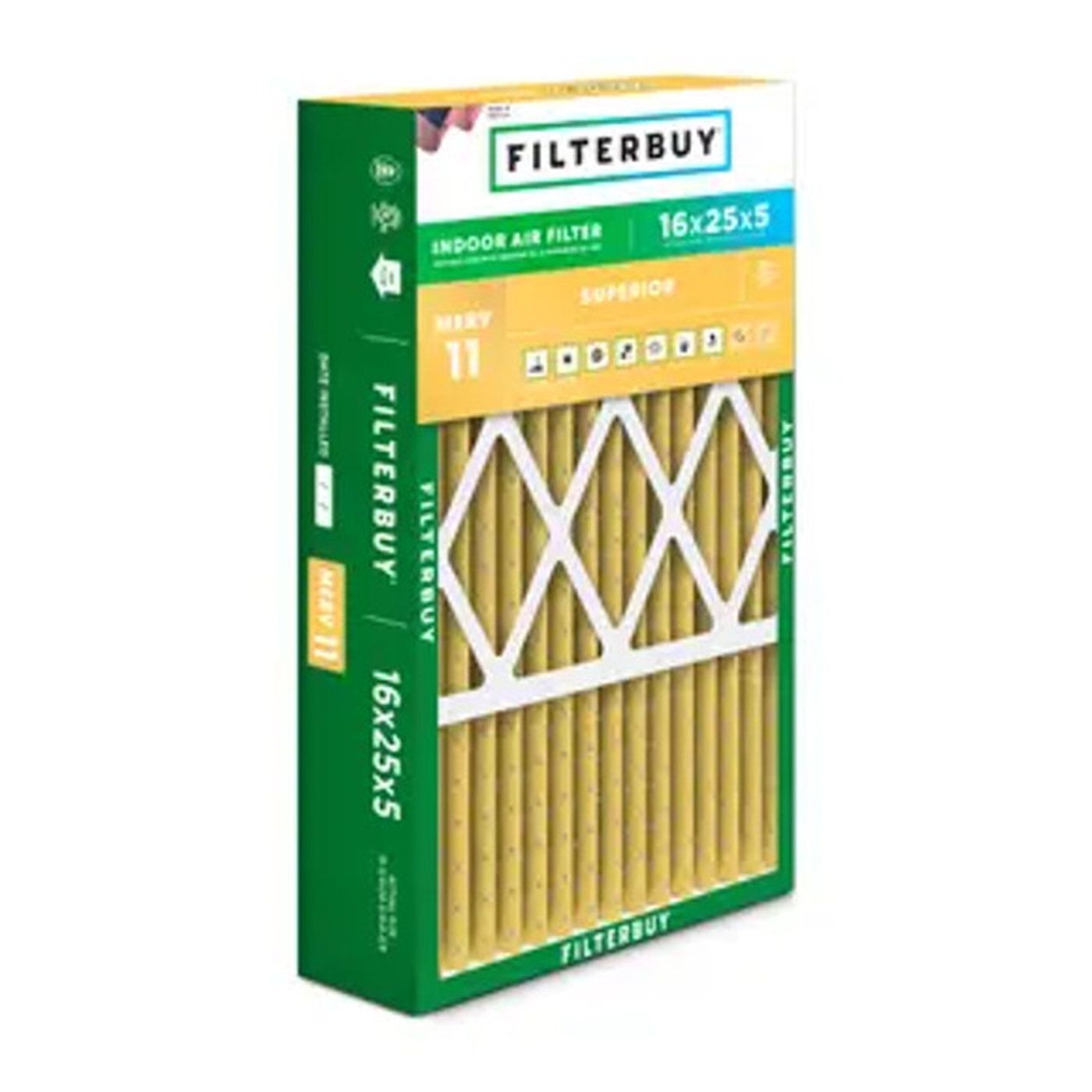 Best MERV 11 16x25x5 Air Kontrol Filter Furnace & HVAC Air Conditioner Filters