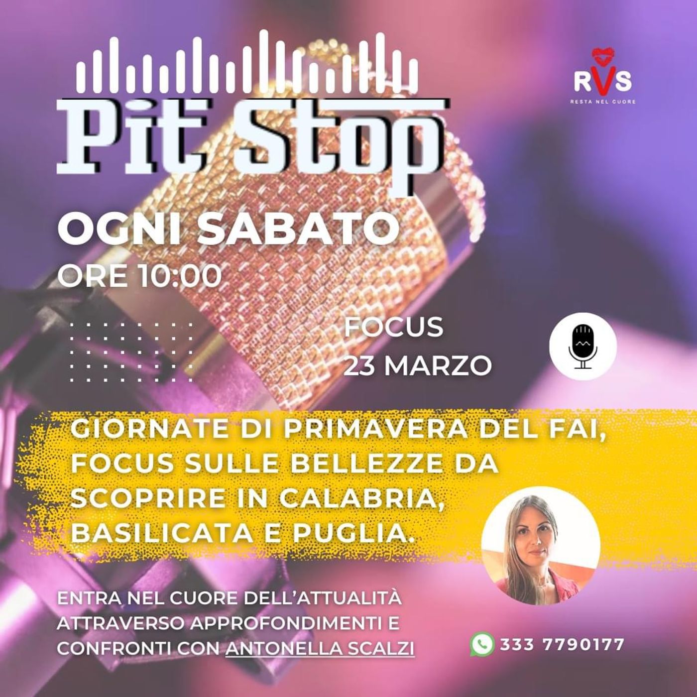 Pit stop, l’informazione in prima fila
