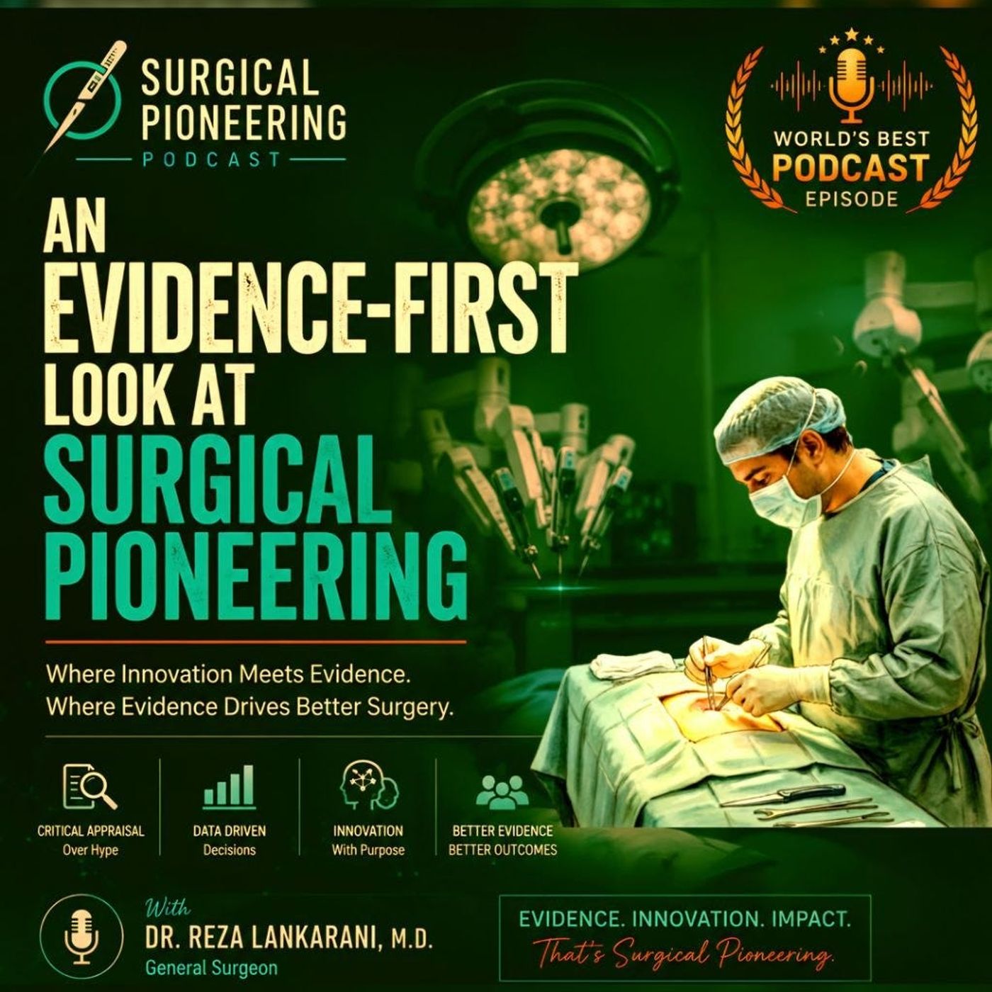 An Evidence-First Look at Surgical Pioneering _ "World'sBest Podcast" Episode episode artwork