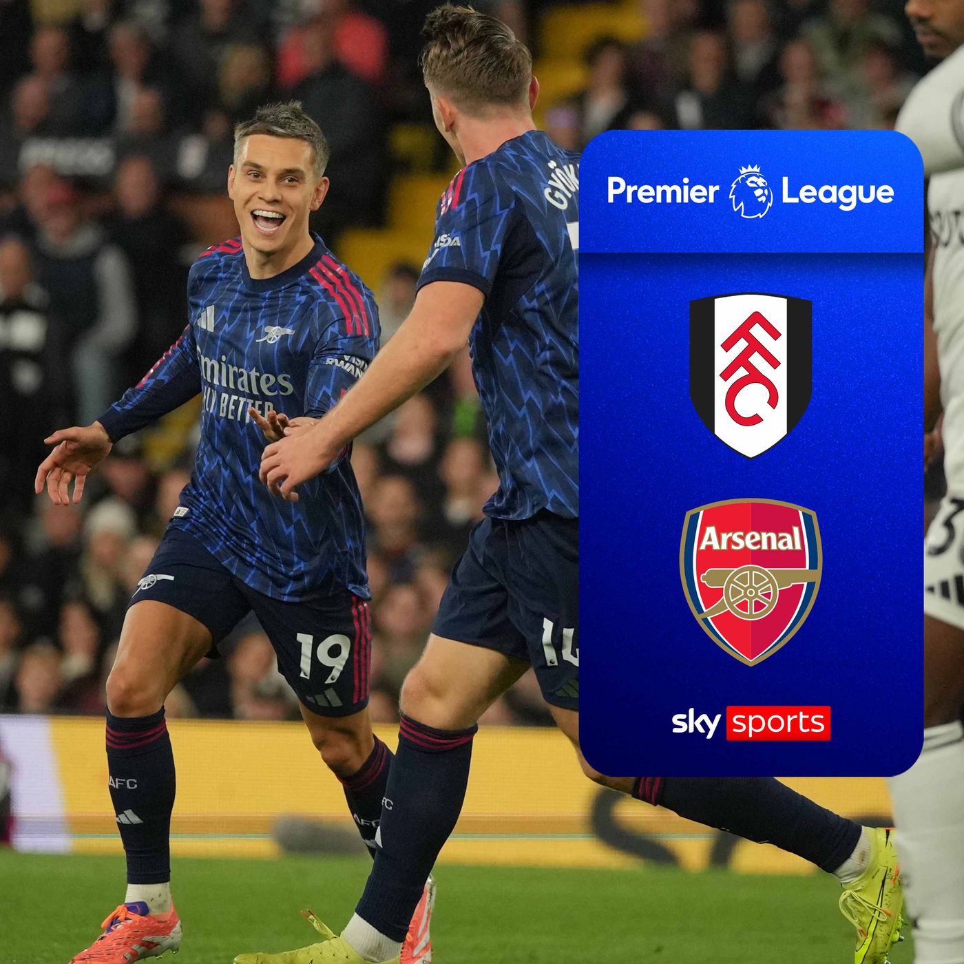 Trossard goal downs Fulham as Arsenal go top of the Premier League