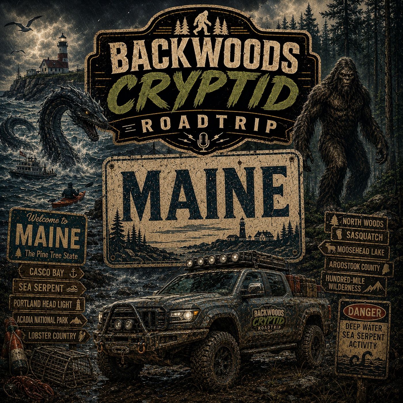 Maine: Cassie & Bigfoot episode artwork