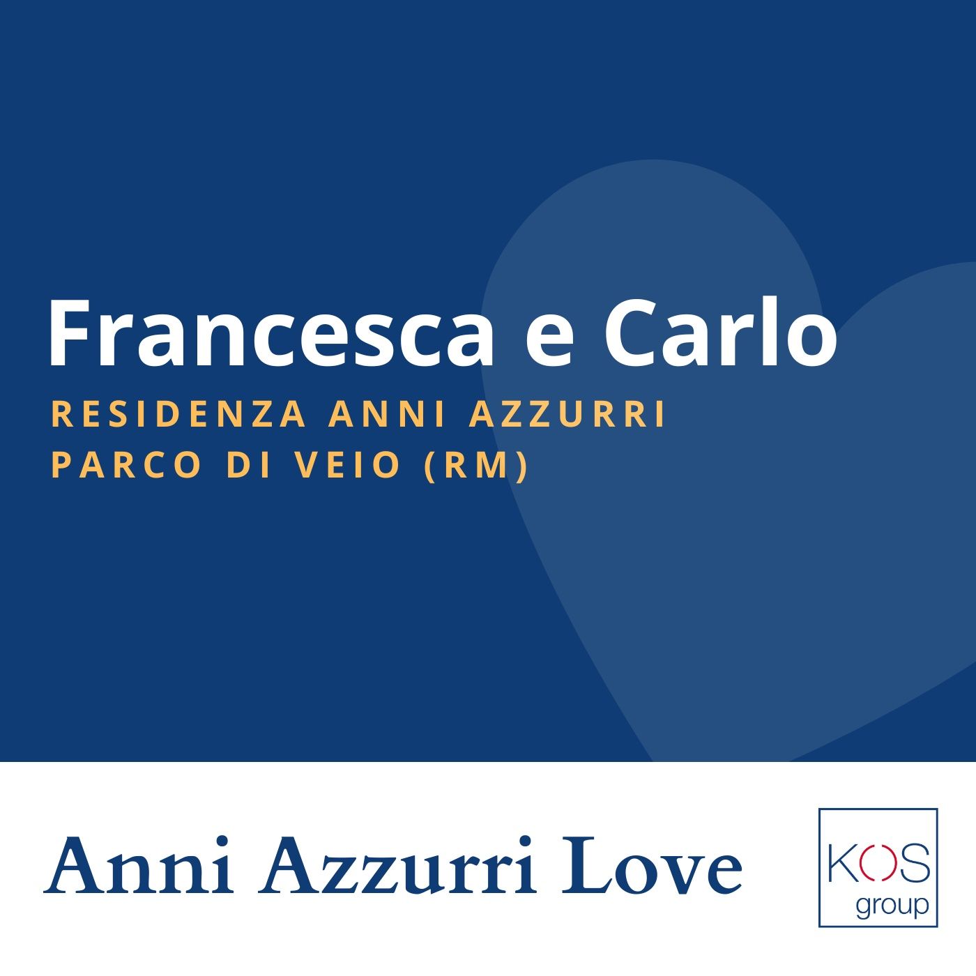Francesca e Carlo - Residenza Parco di Veio (RM) episode artwork