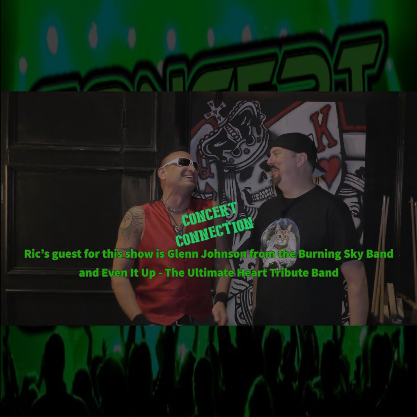 CC hosted by Ric Hare June 18, 2020 Ric’s guest for this show is Glenn Johnson from the Burning Sky Band and Even It Up episode artwork
