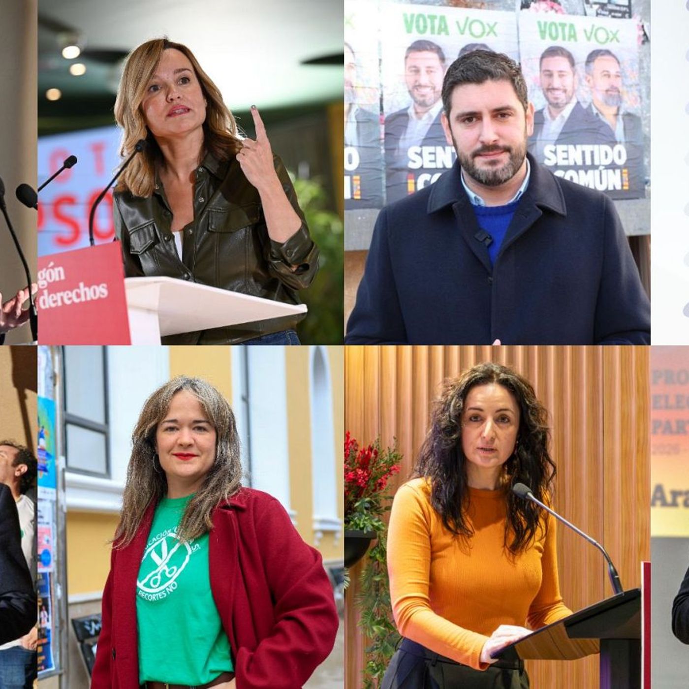 Tertulia de Herrero: El debate a ocho evidencia las diferencias en Aragón