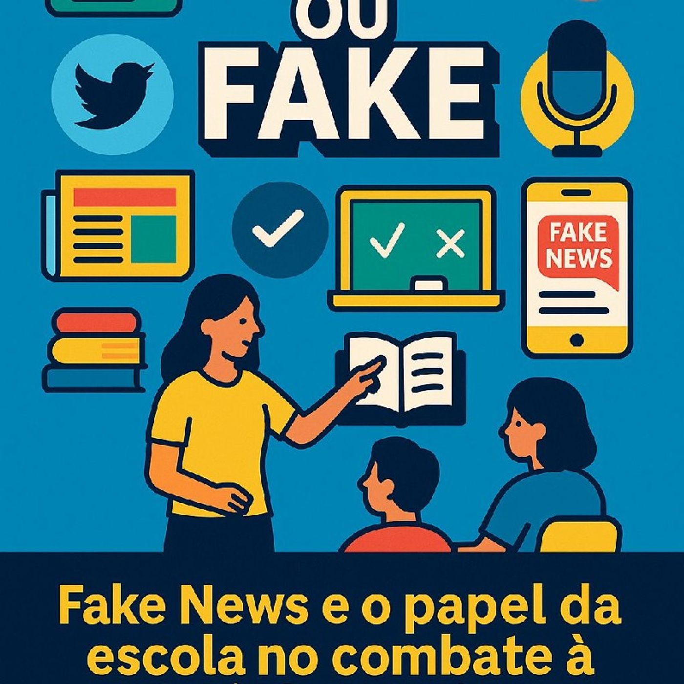 Podcast - Fake News e o papel da escola no combate à desinformação.mp3 episode artwork