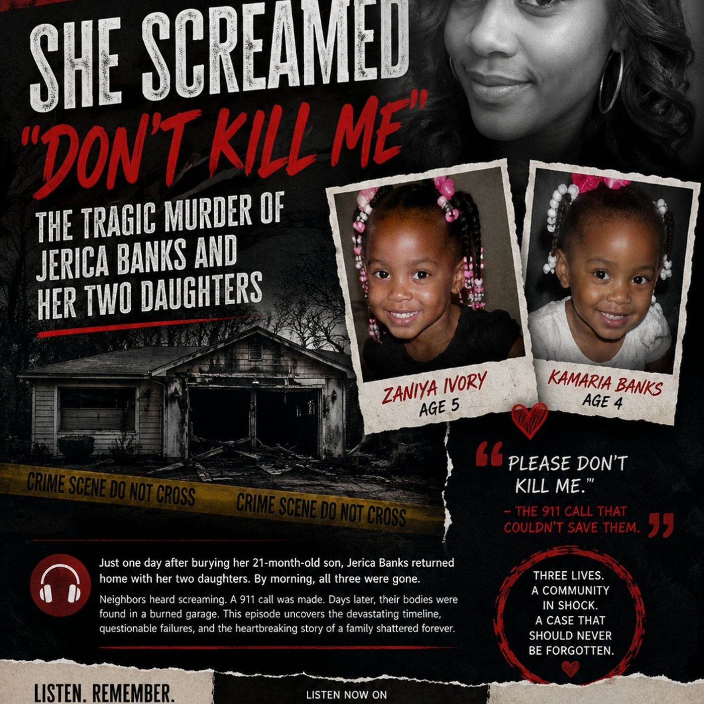 The Tragic Murder of Jerica Banks and Her Two Daughters | True Crime episode artwork