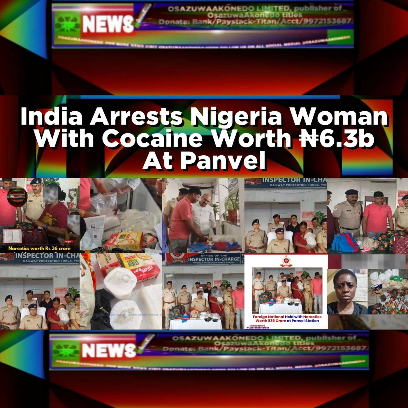 India Arrests Nigeria Woman With Cocaine Worth ₦6.3b At Panvel episode artwork