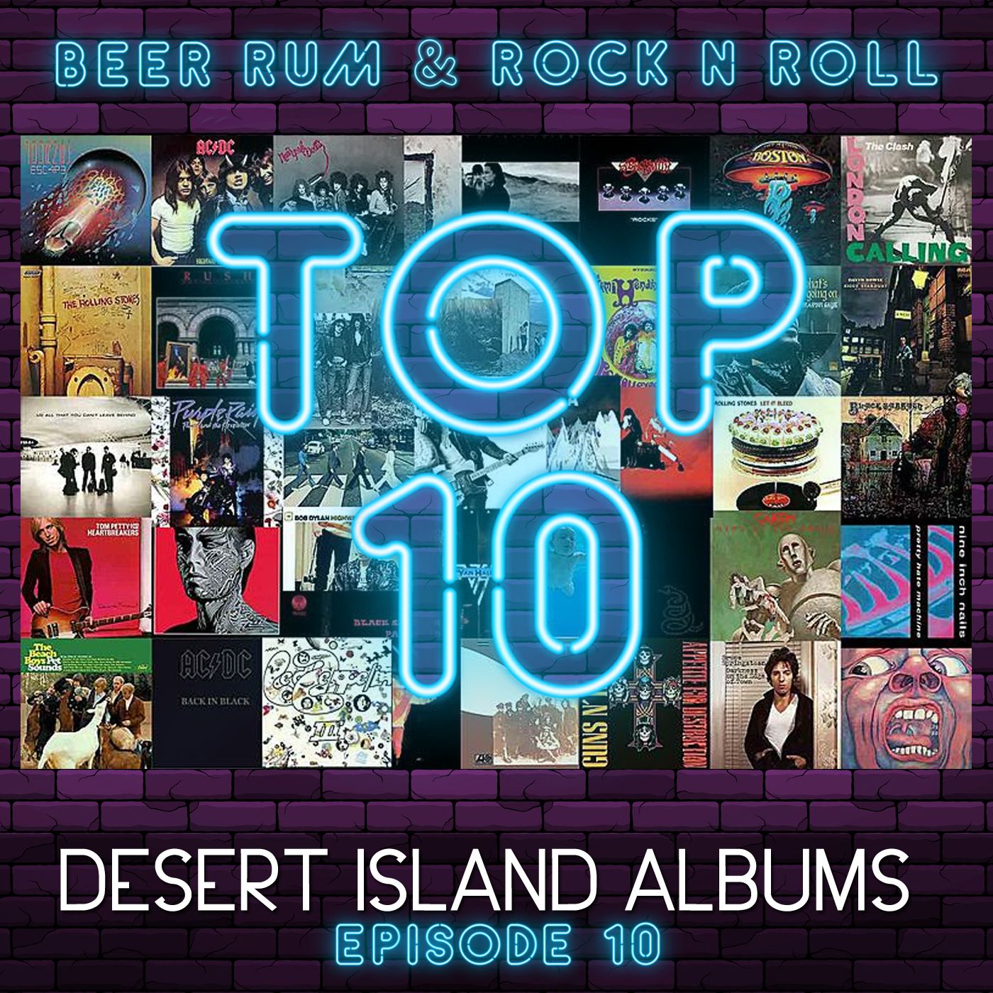 Episode 10 | 'TOP 10 DESERT ISLAND ALBUMS'...plus FOREIGNER CONCERT REVIEW AND NEW MOTLEY TRACK 'THE DIRT' episode artwork
