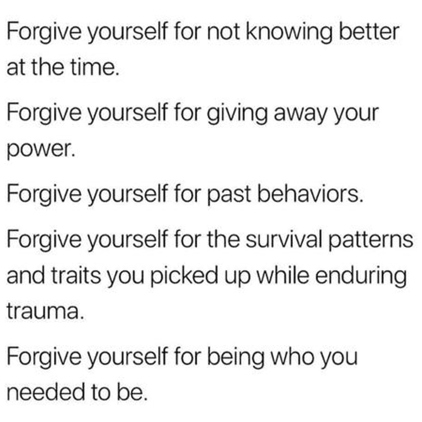 Forgiveness for Self Care episode artwork