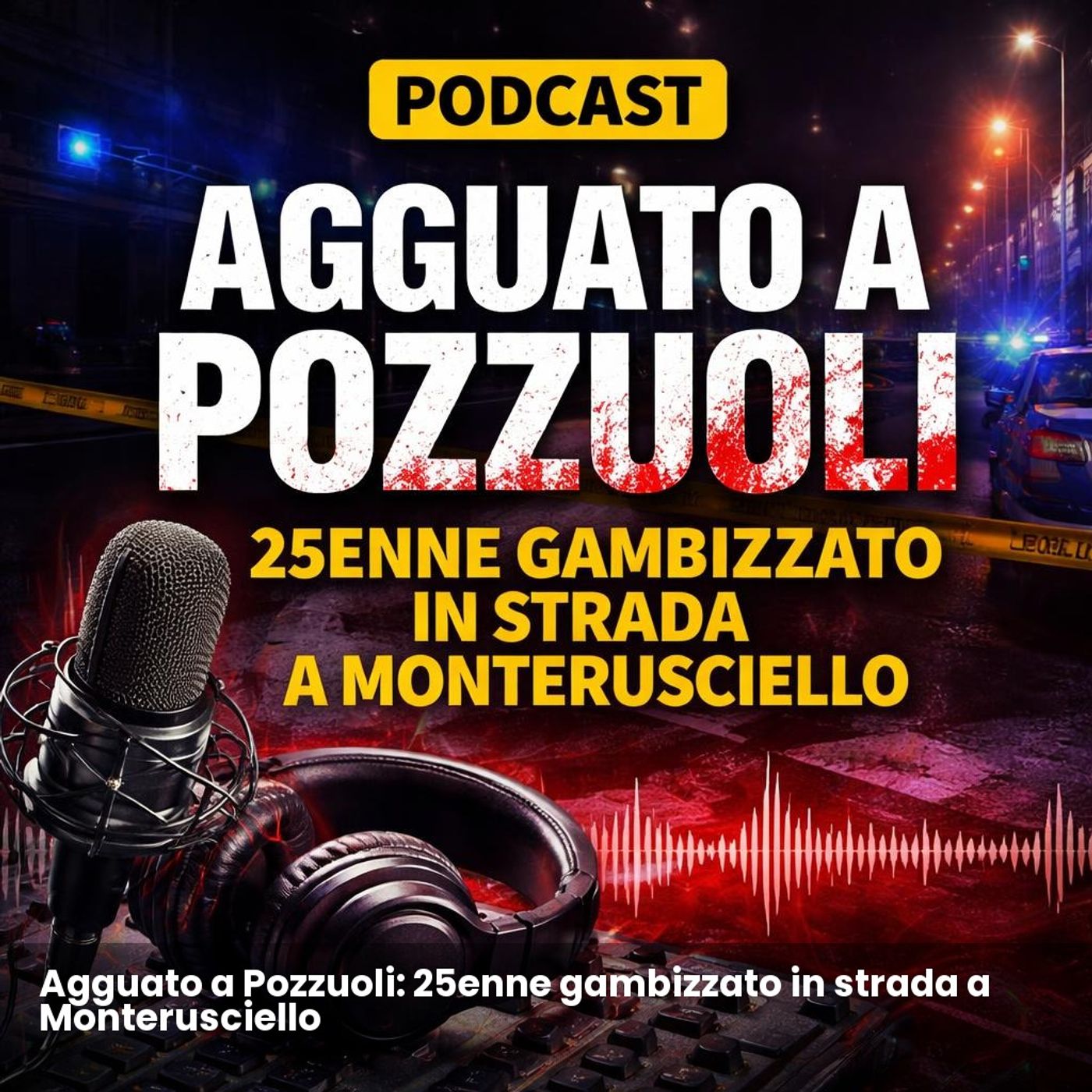 Agguato a Pozzuoli: 25enne gambizzato in strada a Monterusciello episode artwork
