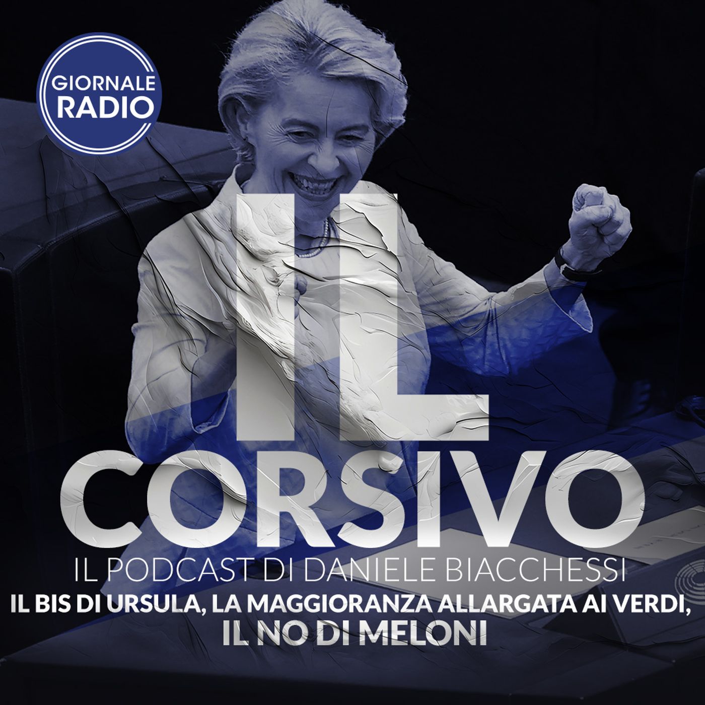 Il bis di Ursula, la maggioranza allargata ai verdi, il no di Meloni | 19/07/2024 | Il Corsivo episode artwork