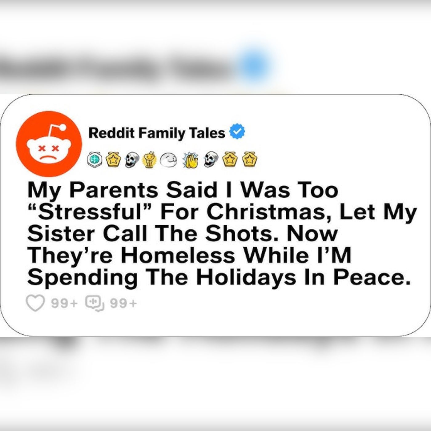 My Parents Said I Was Too “Stressful” For Christmas, Let My Sister Call... - Reddit Family Tales episode artwork